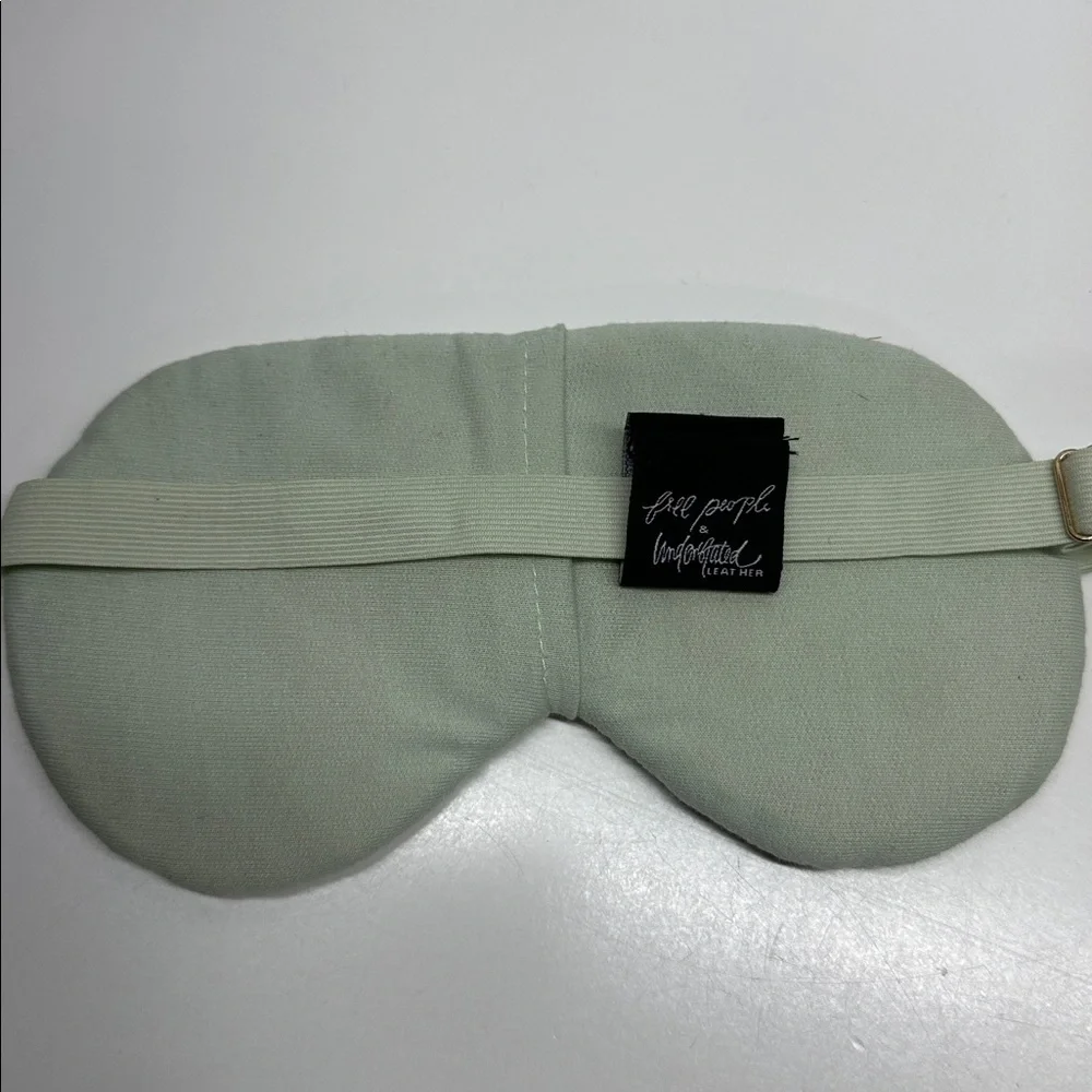 Free People x Understated Leather Cooling Embroidered Eye Mask Metallic Stars